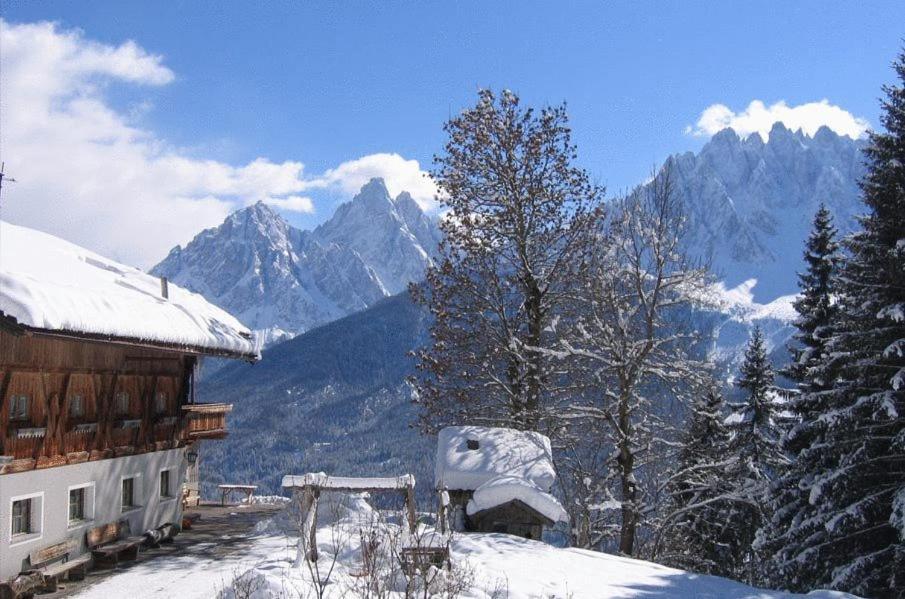 Glinzhof Mountain Natur Resort Agriturismo Innichen Exteriör bild
